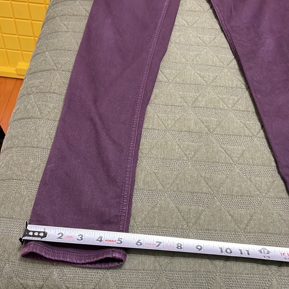 RAG & BONE skinny style W15020337 distressed wine jeans 28 - Picture 3 of 12